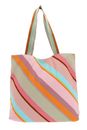 Oilily Romy Reversible Shopper Summer Stripes Misty Rose