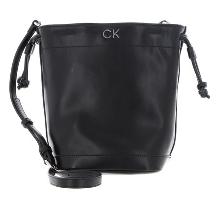 Calvin Klein Re-Lock Drawstring Bucket S CK Black