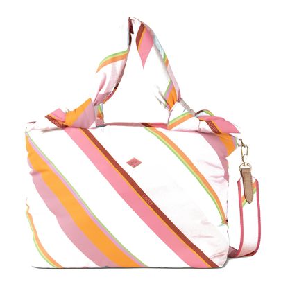 Oilily Holly Handbag Summer Stripes Misty Rose