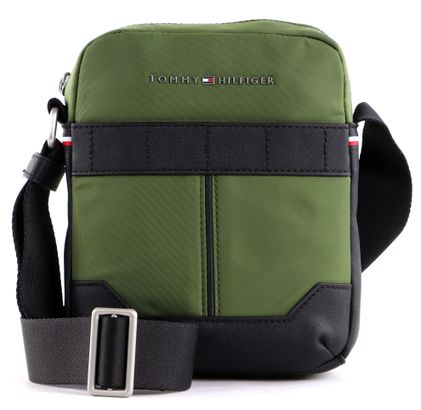 TOMMY HILFIGER TH Elevated Nylon Mini Reporter Mentor Green