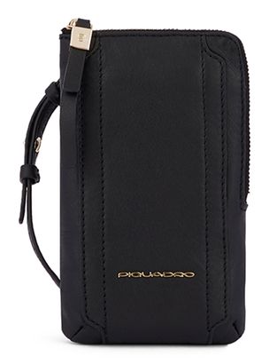 PIQUADRO Circle Pocket Crossbody Bag for Smartphone Nero