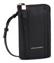 PIQUADRO Circle Pocket Crossbody Bag for Smartphone Nero PIQUADRO Circle Pocket Crossbody Bag for Smartphone Nero
