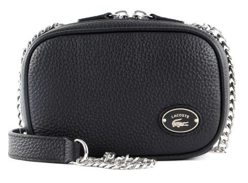 LACOSTE Origin Croc Square Crossover Bag Noir