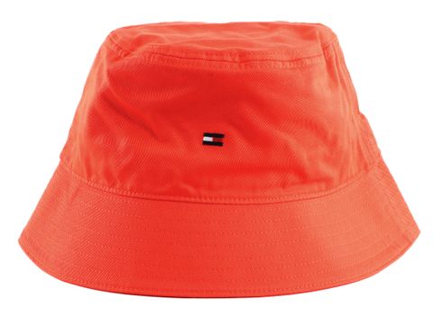 TOMMY HILFIGER TH Flag Bucket Hat Deep Orange