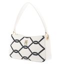 TOMMY HILFIGER TH Timeless Shoulder Bag Rope Weathered White TOMMY HILFIGER TH Timeless Shoulder Bag Rope Weathered White