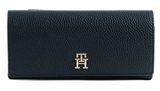 TOMMY HILFIGER TH Emblem Flap Wallet L Space Blue TOMMY HILFIGER TH Emblem Flap Wallet L Space Blue