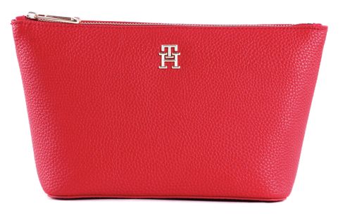 TOMMY HILFIGER TH Emblem Washbag Fireworks Red