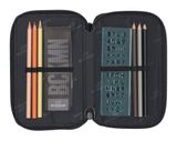 BECKMANN 3-Fold Pencil Case Black