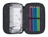 BECKMANN 3-Fold Pencil Case Black