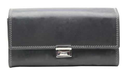 Esquire Dallas Waiter Wallet With Zip Black