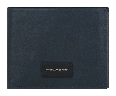 PIQUADRO Harper Men’s Wallet With Removable Document Facility RFID Blu