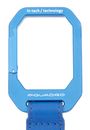 PIQUADRO Alvar Two-Ring Keychain With Carabiner Blu