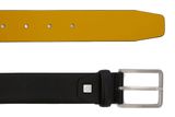 PIQUADRO Alvar Men´s Belt With Prong Buckle W115 Nero / Grigio - kürzbar PIQUADRO Alvar Men´s Belt With Prong Buckle W115 Nero / Grigio - kürzbar