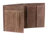 bugatti Volo Coin Wallet Combi Style 10CC Brown bugatti Volo Coin Wallet Combi Style 10CC Brown