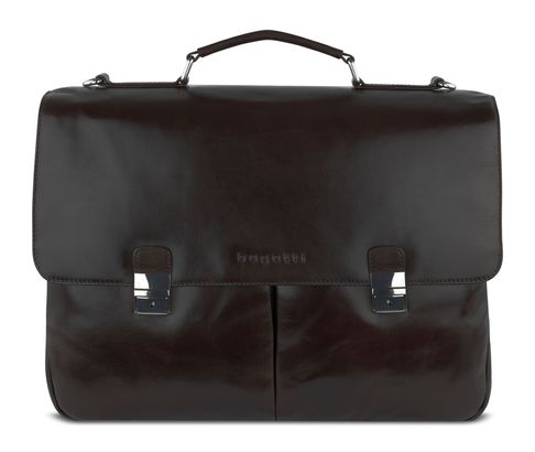 bugatti Romano Briefcase L Brown