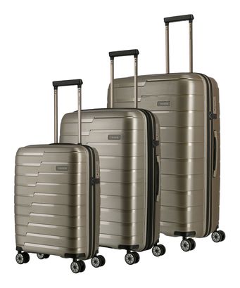 travelite Air Base 4W Trolley L / M Expandable / S Champagner