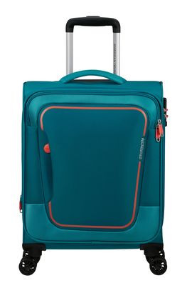 American Tourister Pulsonic Spinner 55 / 20 EXP TSA Trolley Stone Teal
