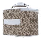 GUESS Wilder Beauty Case Taupe Logo