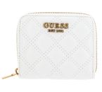 GUESS Giully SLG Small Zip Around Wallet White