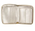 GUESS Giully SLG Small Zip Around Wallet White
