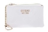 GUESS Galeria SLG Small Zip Pouch Cream GUESS Galeria SLG Small Zip Pouch Cream