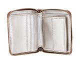 GUESS Kersti SLG Small Zip Around Wallet Cognac