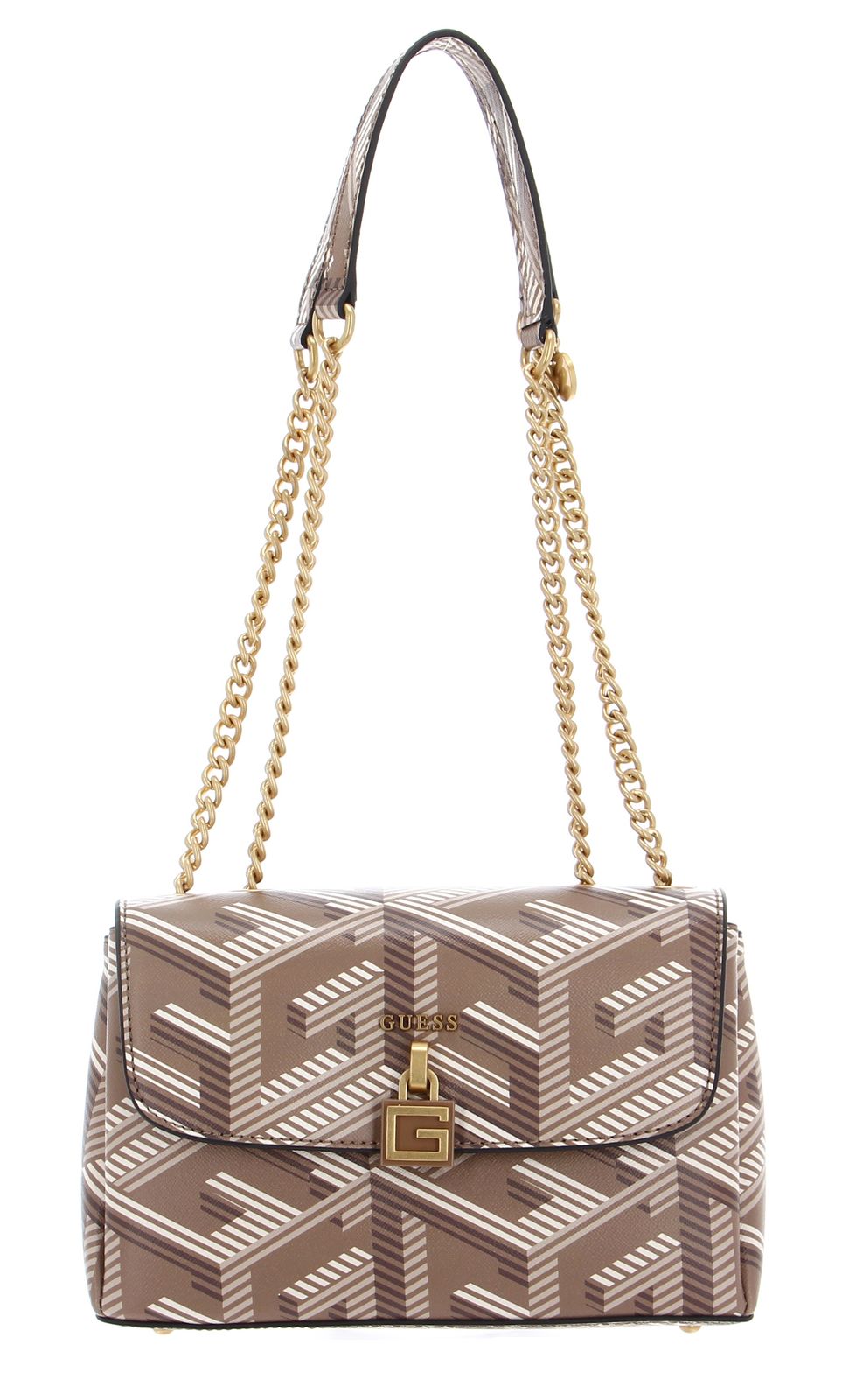 GUESS Montreal Convertible XBody Flap Taupe Logo | Buy bags, purses ...