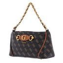 GUESS Izzy Crossbody Top Zip Brown Logo / Cognac