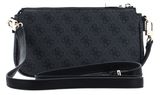 GUESS Noelle Double Pouch Crossbody Coal Logo GUESS Noelle Double Pouch Crossbody Coal Logo