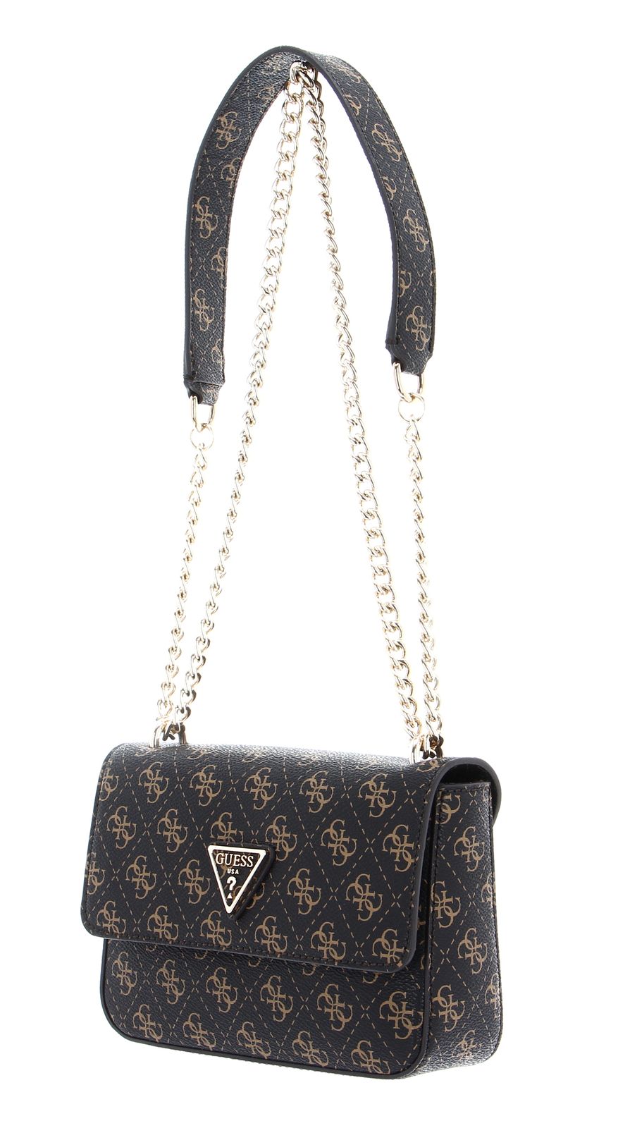 GUESS Eco Elements Convertible Xbody Flap Brown Logo | Buy bags 