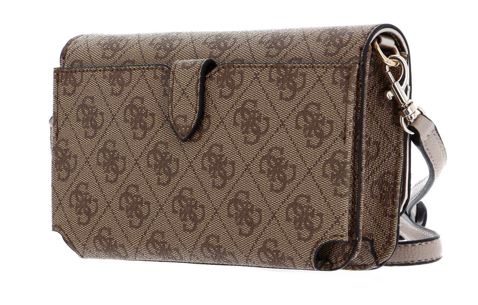 【ブラウン(LGW)】GUESS ショルダーバッグ(W)NOELLE Xbody Flap Organizer GUESS｜GUESS ショルダーバッグ(W)NOELLE Xbody Flap Organizer
