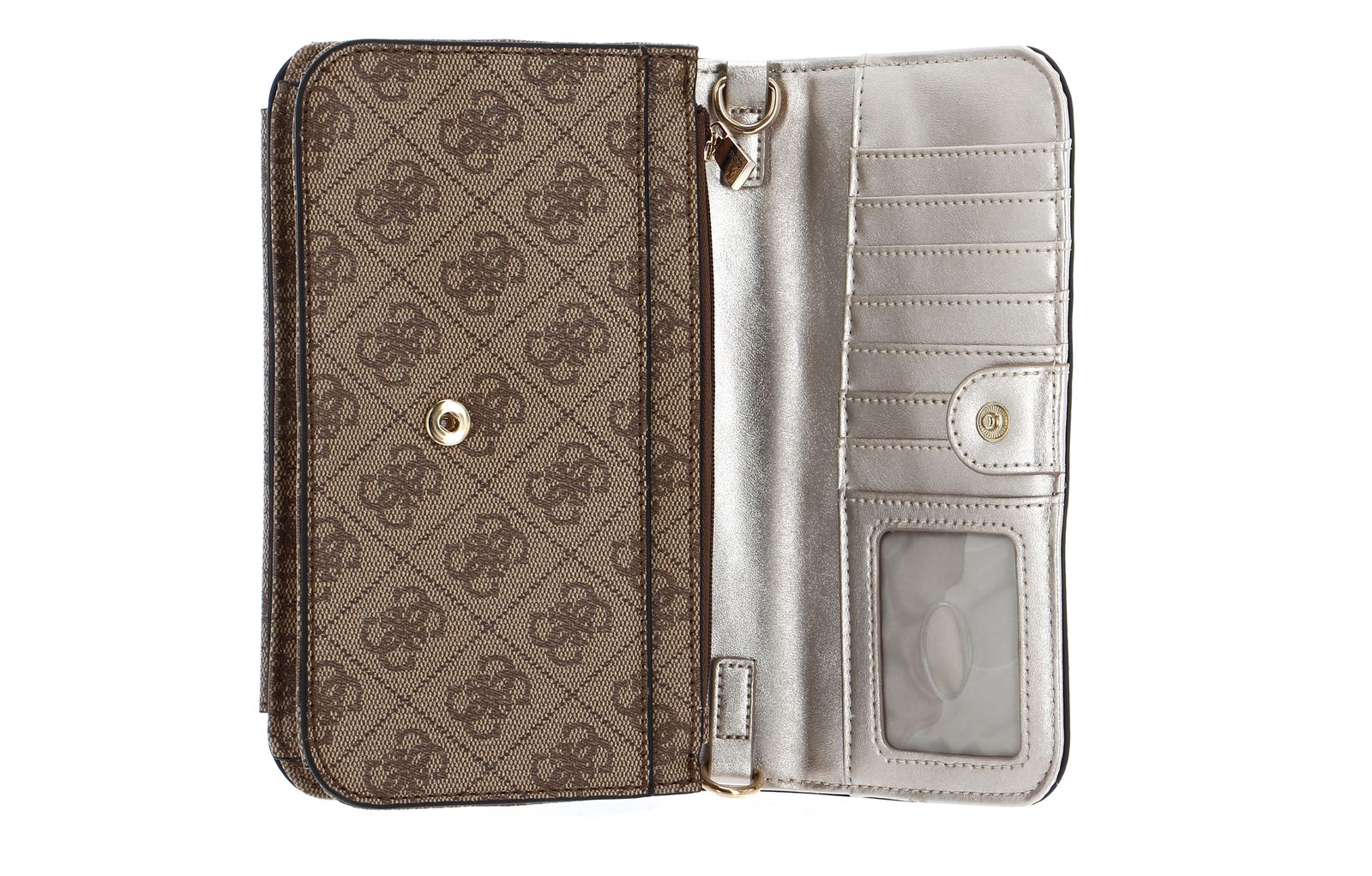 GUESS cross body bag Noelle Xbody Flap Organizer Latte Logo Buy bags