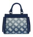 GUESS Katey Mini Satchel Denim Ombre Logo