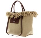 LANCASTER Actual Conscious Tote Bag Beige LANCASTER Actual Conscious Tote Bag Beige