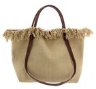 LANCASTER Actual Conscious Tote Bag Beige LANCASTER Actual Conscious Tote Bag Beige