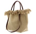 LANCASTER Actual Conscious Tote Bag Beige LANCASTER Actual Conscious Tote Bag Beige