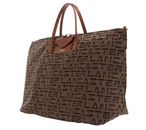 LANCASTER Smart Logo KBA Weekender Bag Marron LANCASTER Smart Logo KBA Weekender Bag Marron