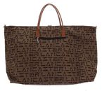 LANCASTER Smart Logo KBA Weekender Bag Marron LANCASTER Smart Logo KBA Weekender Bag Marron