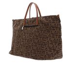 LANCASTER Smart Logo KBA Weekender Bag Marron LANCASTER Smart Logo KBA Weekender Bag Marron