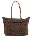 LANCASTER Smart Logo KBA Tote Bag L Marron