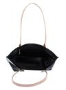 LANCASTER Maya Tote Bag Noir - Ecru - Nude