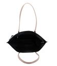 LANCASTER Maya Tote Bag L Noir - Ecru - Nude