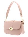 LANCASTER Paris Medaille Shoulder Bag Nude