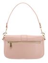 LANCASTER Paris Medaille Shoulder Bag Nude