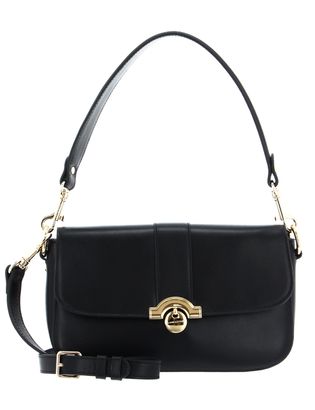 LANCASTER Paris Medaille Shoulder Bag Noir