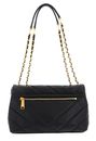 LANCASTER Soft Matelassé Crossbody Bag Noir