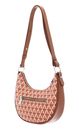 LANCASTER Ikon IT Hobo Bag Orange LANCASTER Ikon IT Hobo Bag Orange