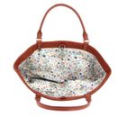 LANCASTER Actual Osier Tote Bag Beige - Cognac LANCASTER Actual Osier Tote Bag Beige - Cognac