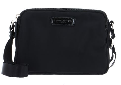 LANCASTER Basic Verni Crossbody Bag Noir LANCASTER Basic Verni Crossbody Bag Noir