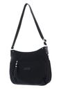 LANCASTER Basic Pompon Shoulder Bag Noir